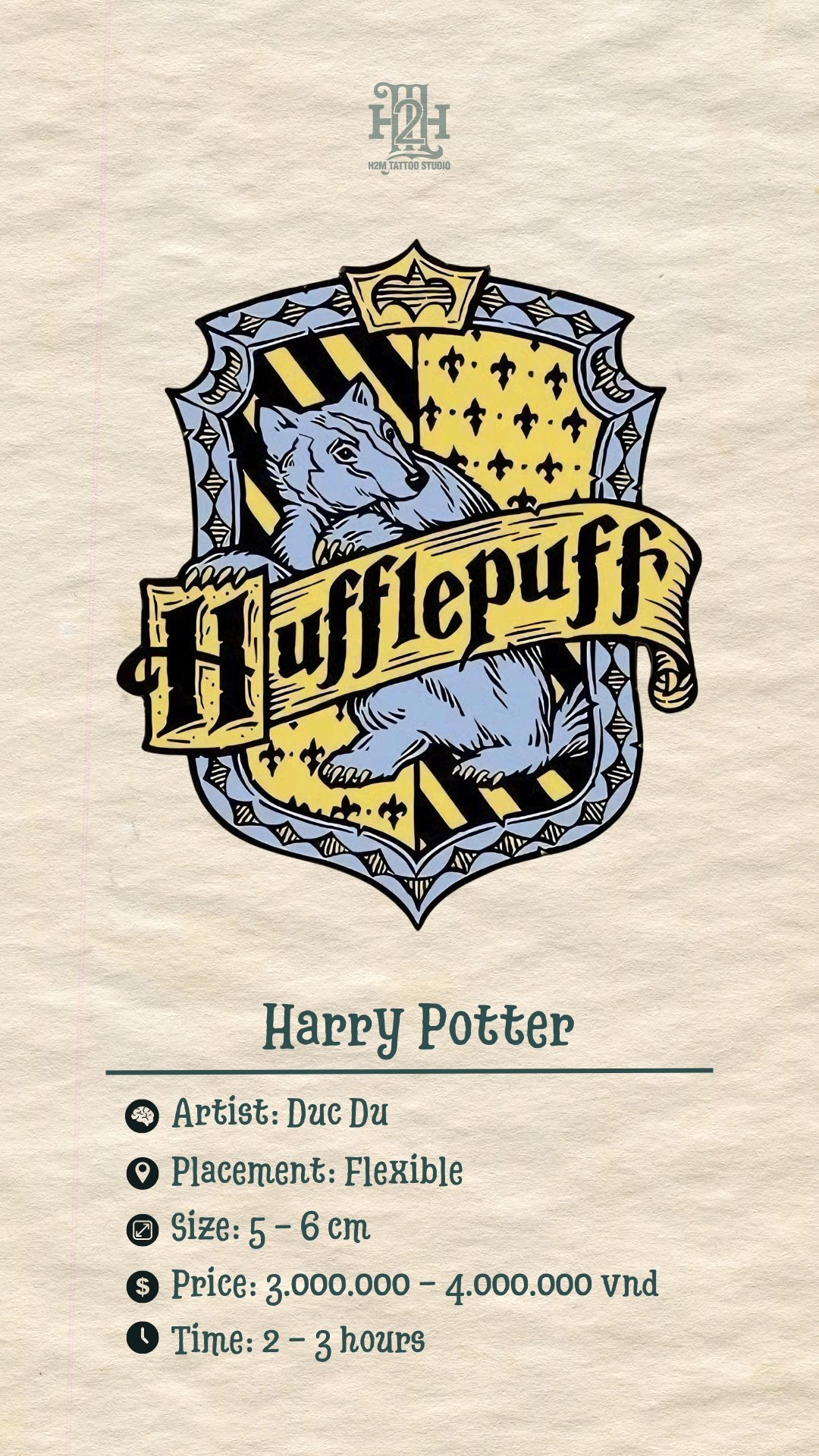 tattoo in hanoi, harry potter tattoo