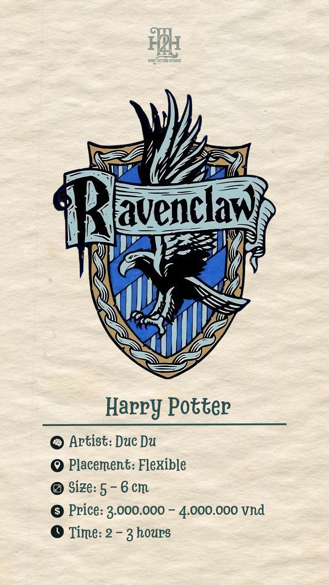 tattoo in hanoi, harry potter tattoo