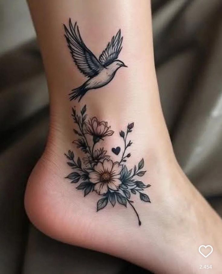 A fan-favorite for a reason - the outer ankle is a high-visibility spot that makes your boldest designs pop.