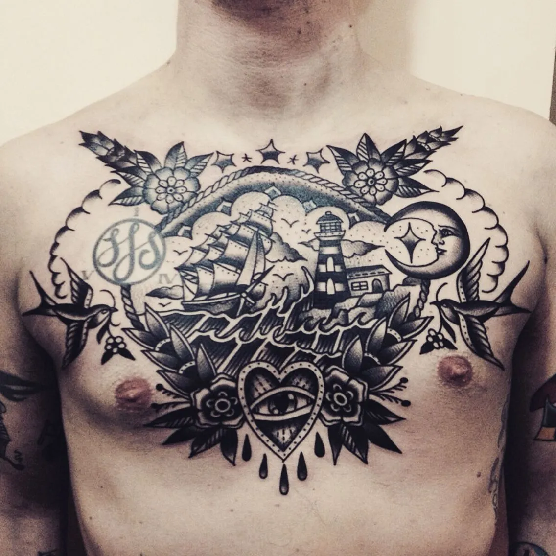 Placed right at the center of your being, sternum tattoos are a powerful choice for art that connects deeply with your core values.