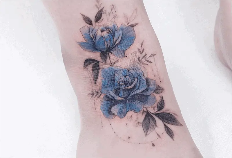 female element wood tattoo