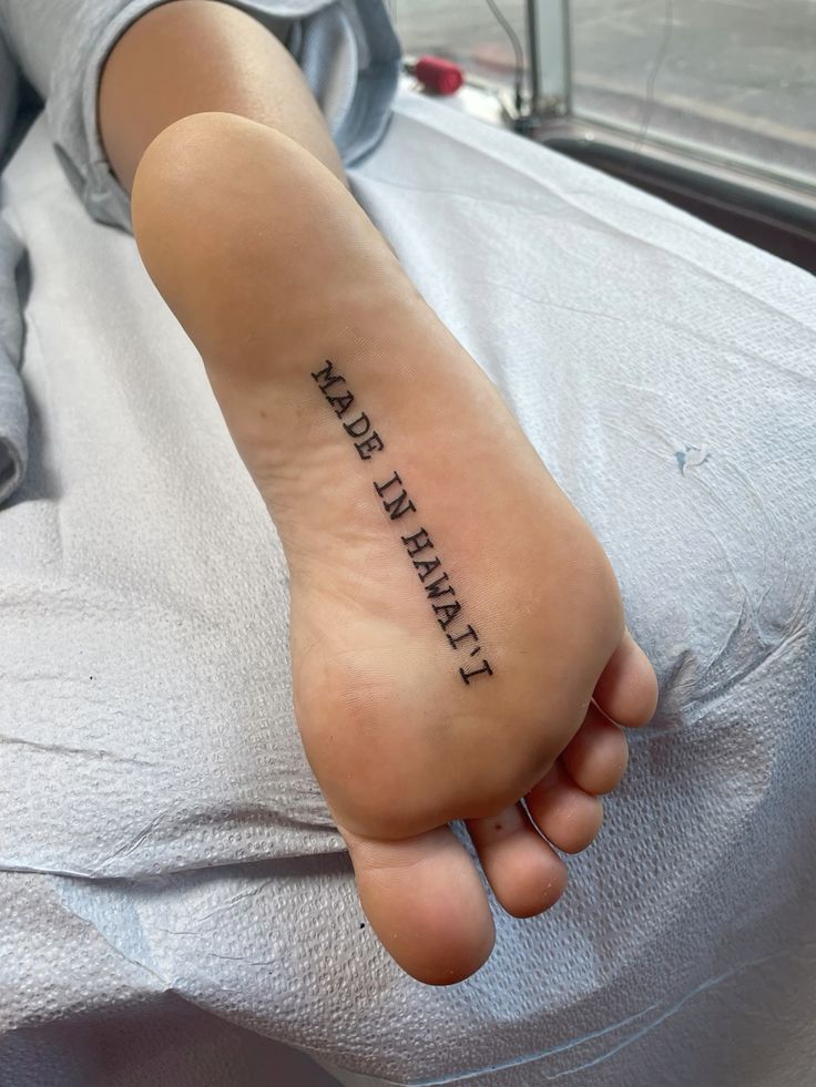 A choice for the bold - the sole tattoo is an "experience-first" placement where the journey of getting it matters more than the fading ink.