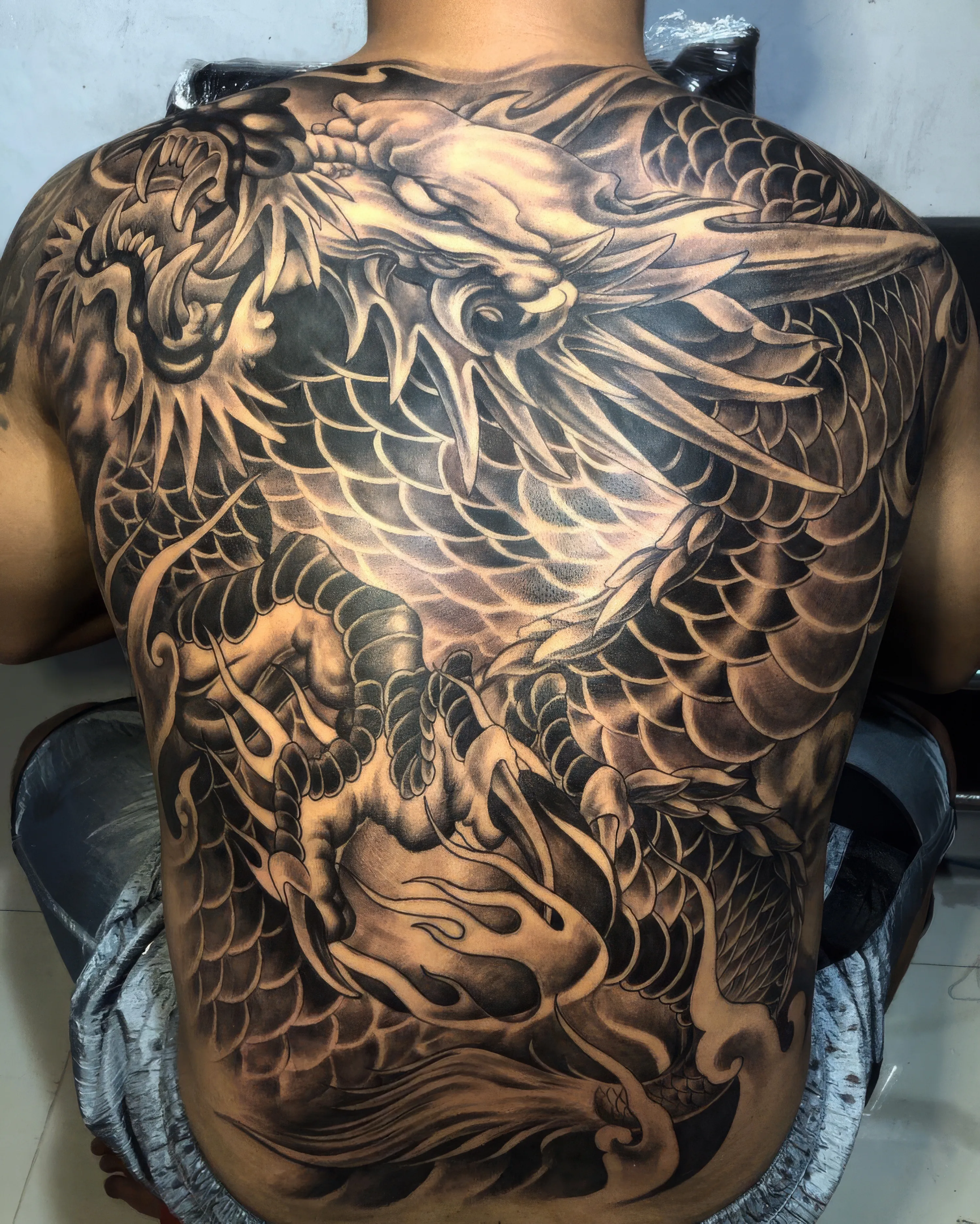 full back dragon tattoo