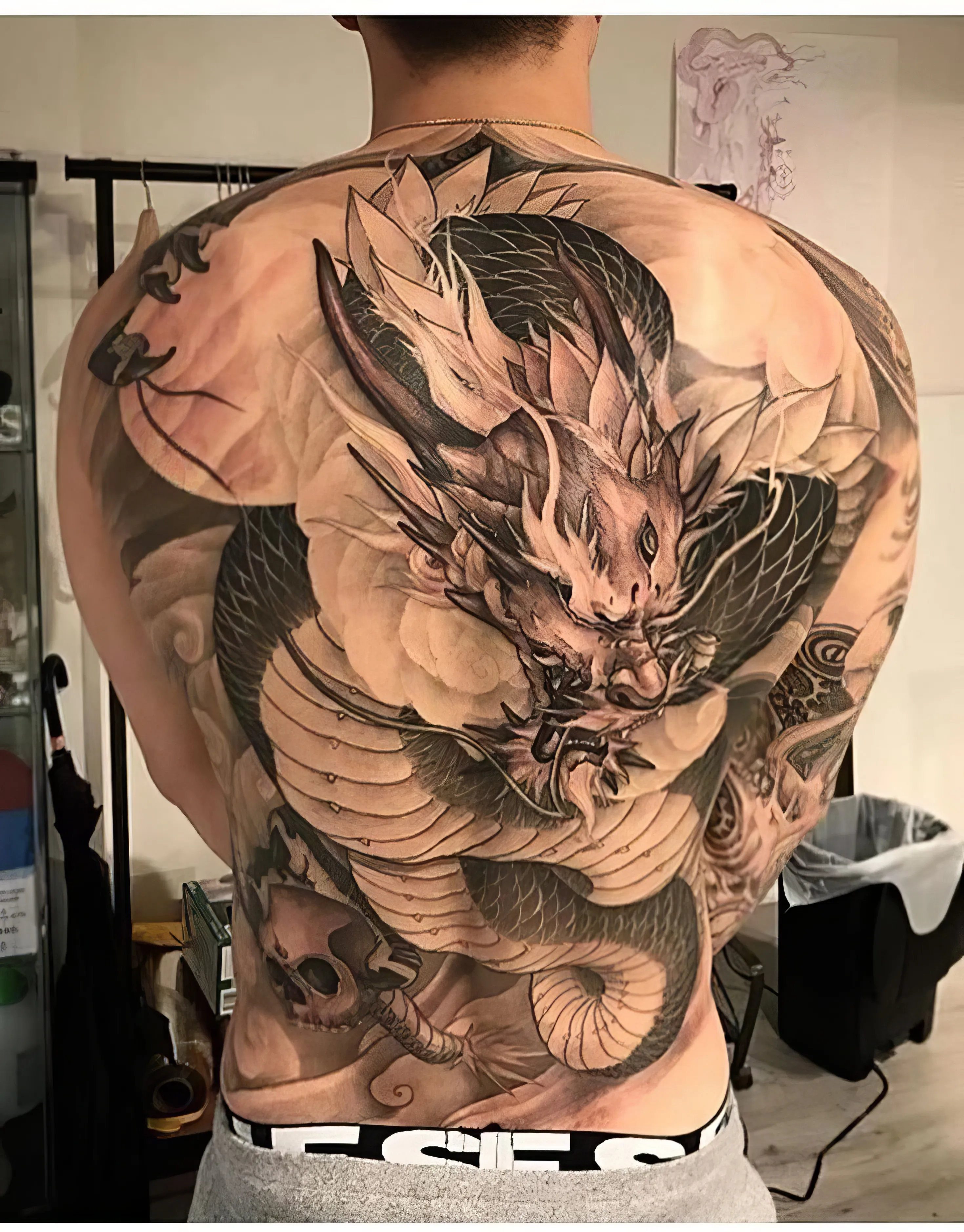 full back dragon tattoo