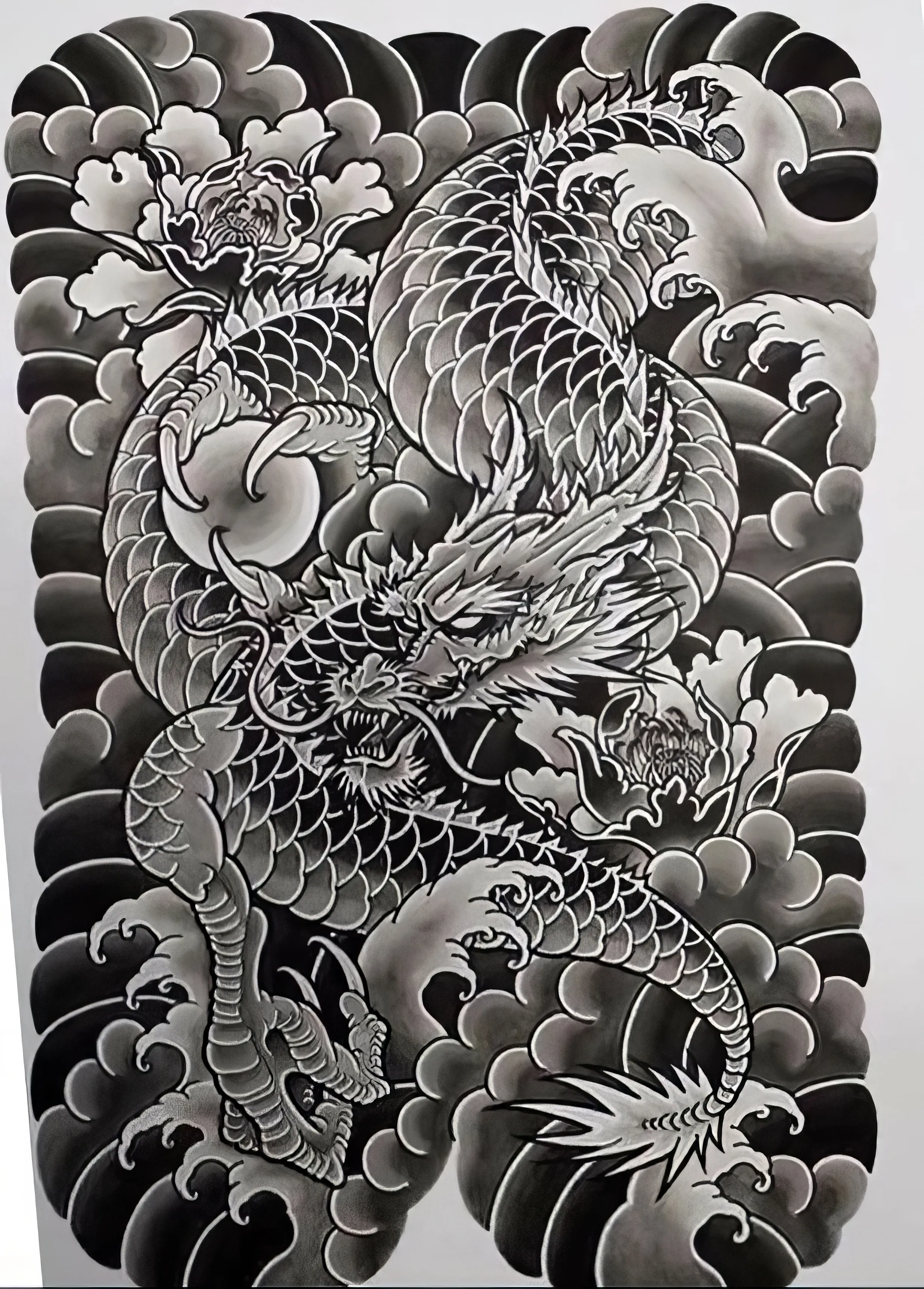 full back dragon tattoo
