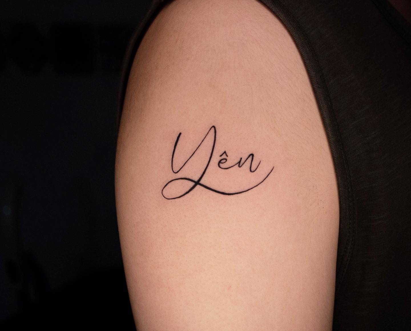 hình xăm chữ câu nói việt nam