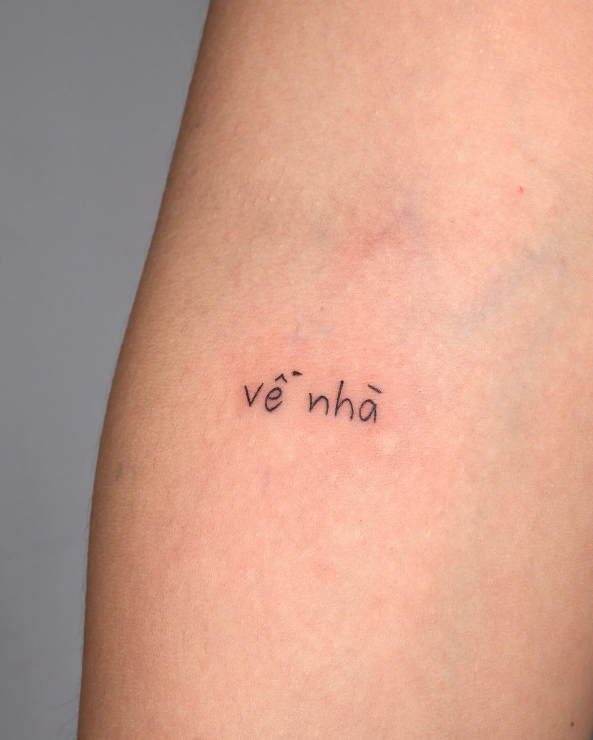 hình xăm câu nói việt nam