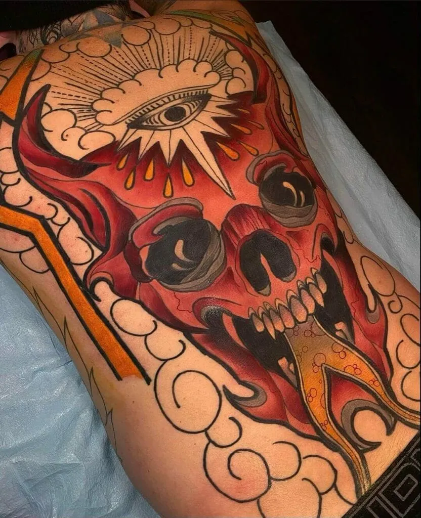 5+ Styles Of Evil Face Tattoo To Ignite Your Inspiration