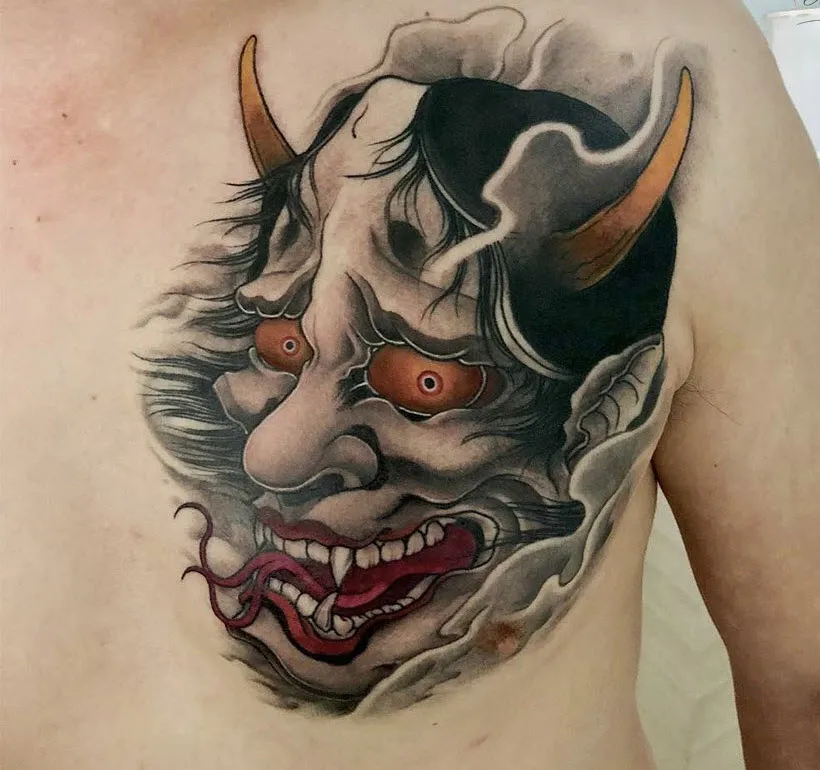 5+ Styles Of Evil Face Tattoo To Ignite Your Inspiration