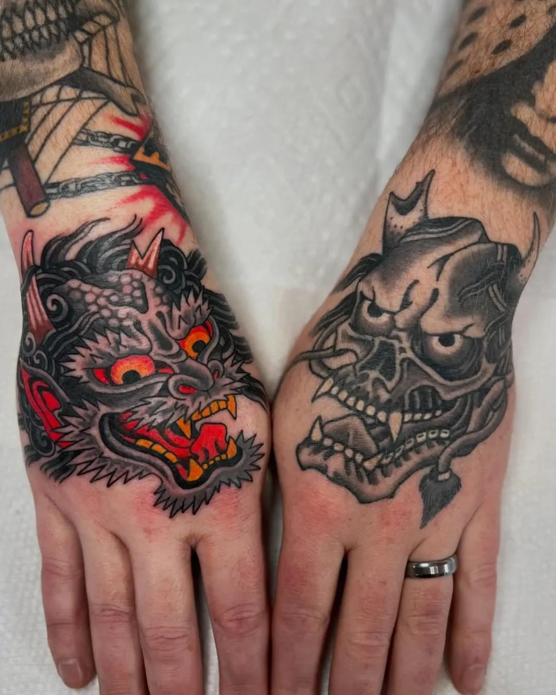 Mini Traditional Japanese Tattoo on wrist