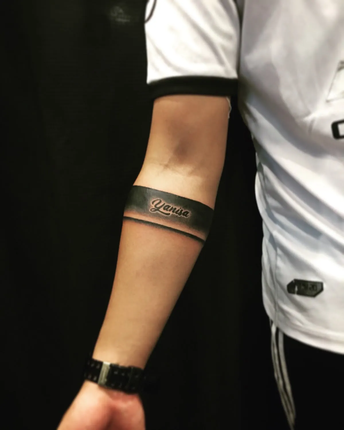 Ancient Japanese bracelet tattoo personal symbol