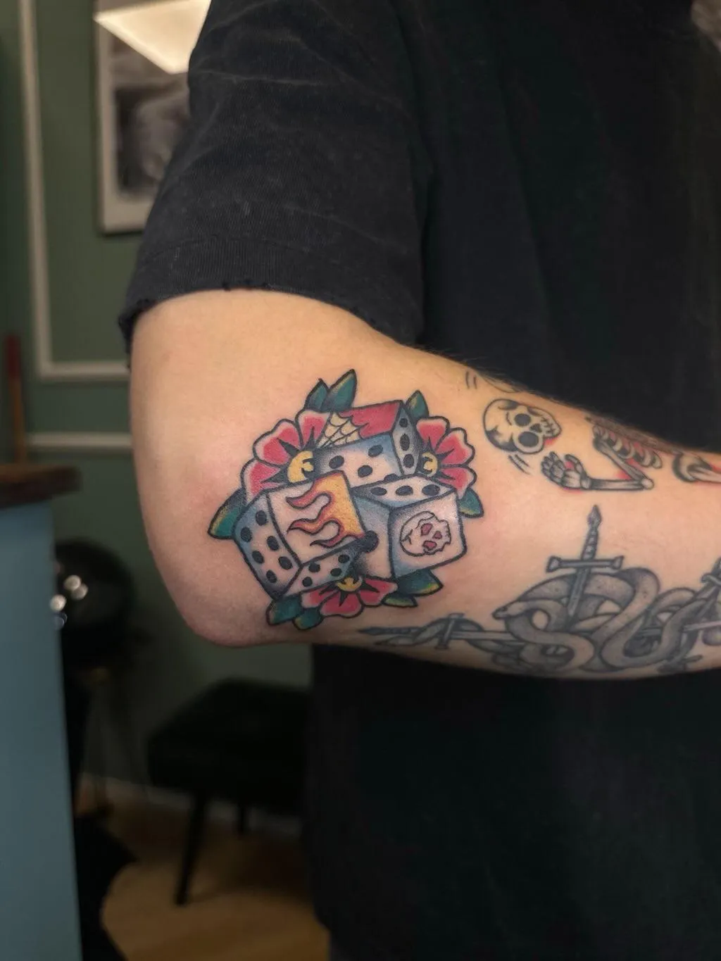 lucky fortune tattoos for men