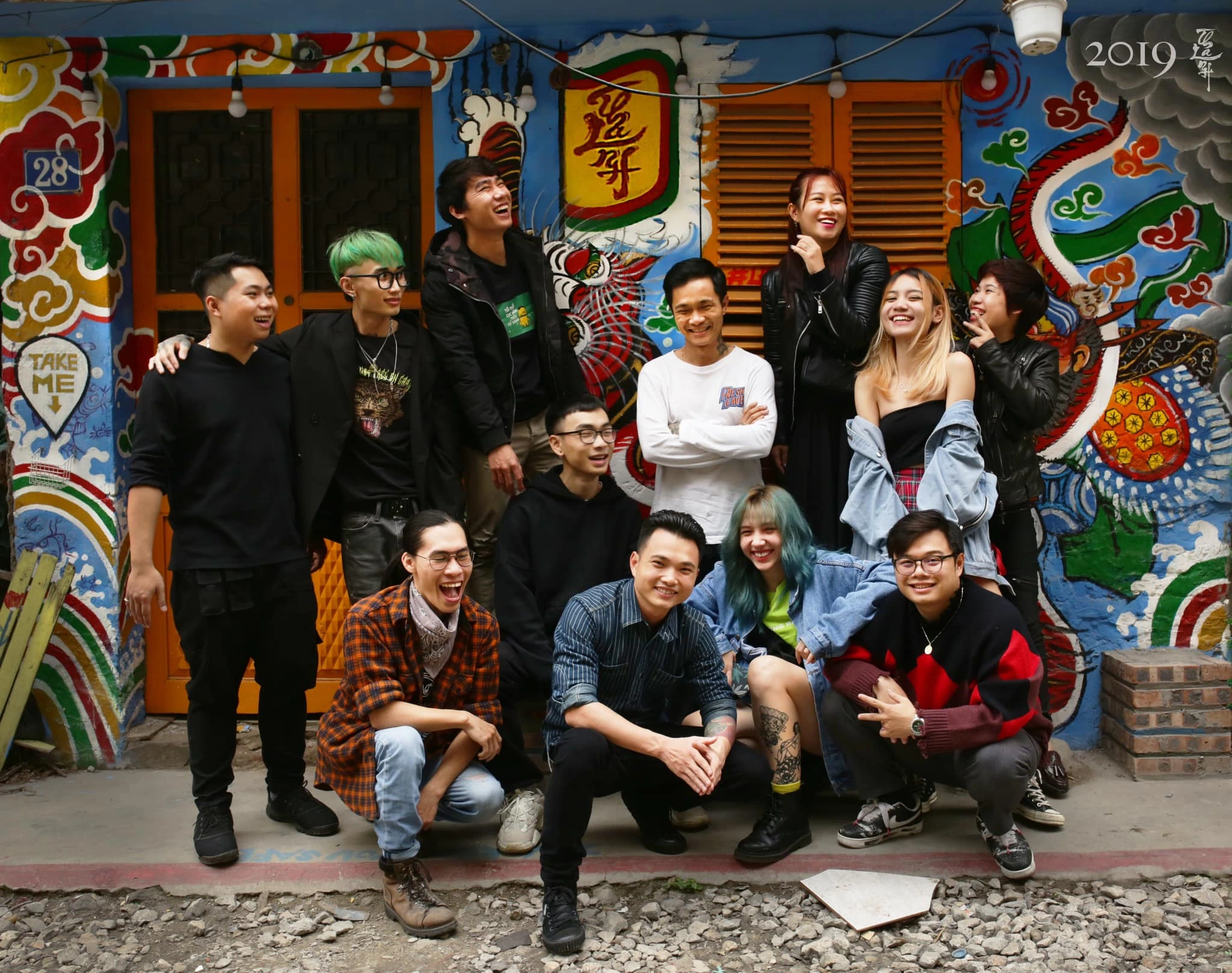 old school tattoo shop in vietnam