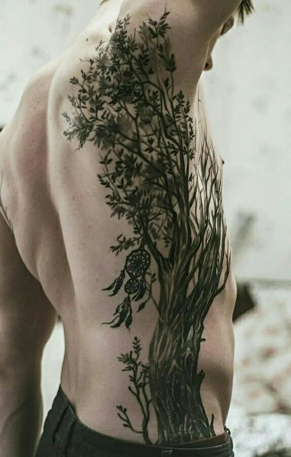 Transforming the entire ribcage into a cohesive masterpiece is the ultimate mark of a dedicated collector.