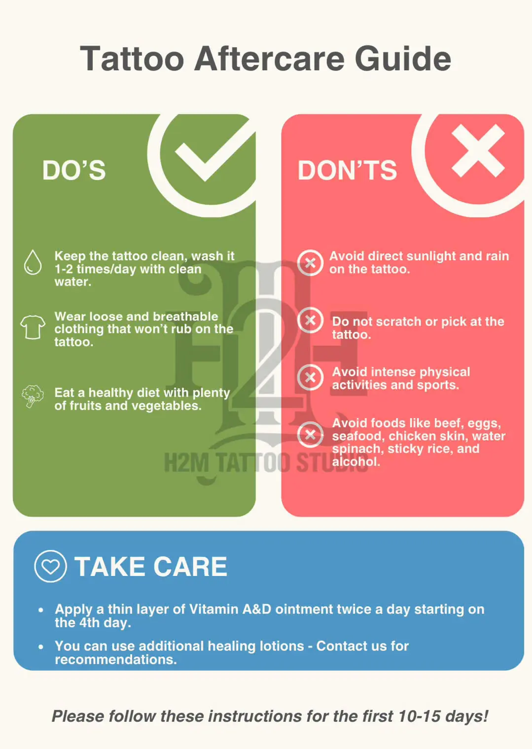 Tattoo aftercare dos and don’ts in Vietnam – what to avoid and follow for safe healing