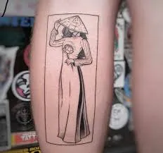 Vietnamese women's tattoos associated with cultural symbols