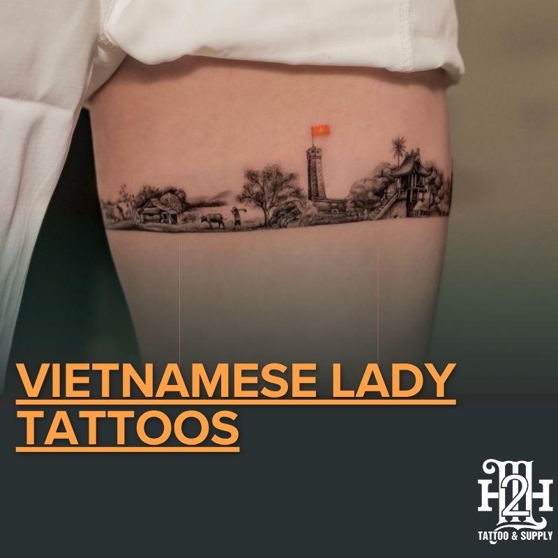 10+ Vietnamese Lady Tattoo Designs With Heritage Beauty — free download