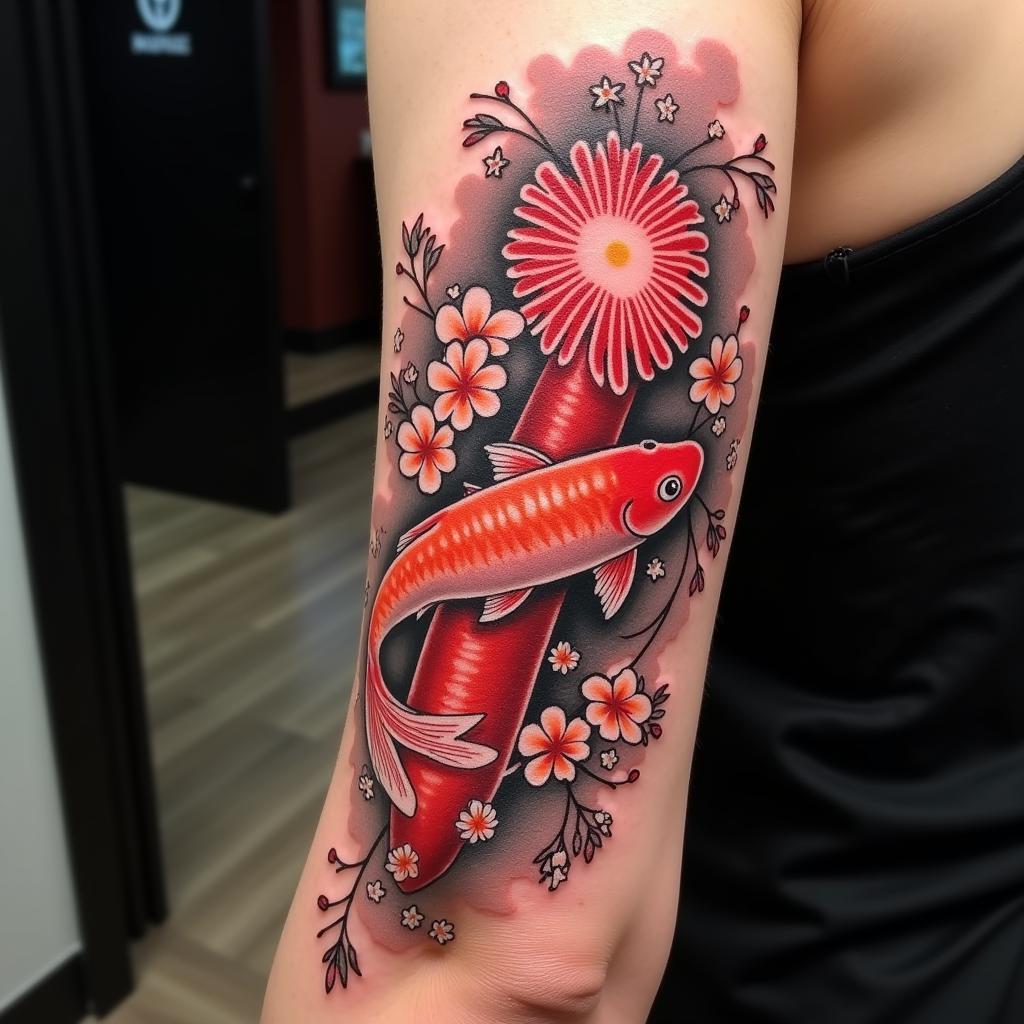 Water element tattoo
