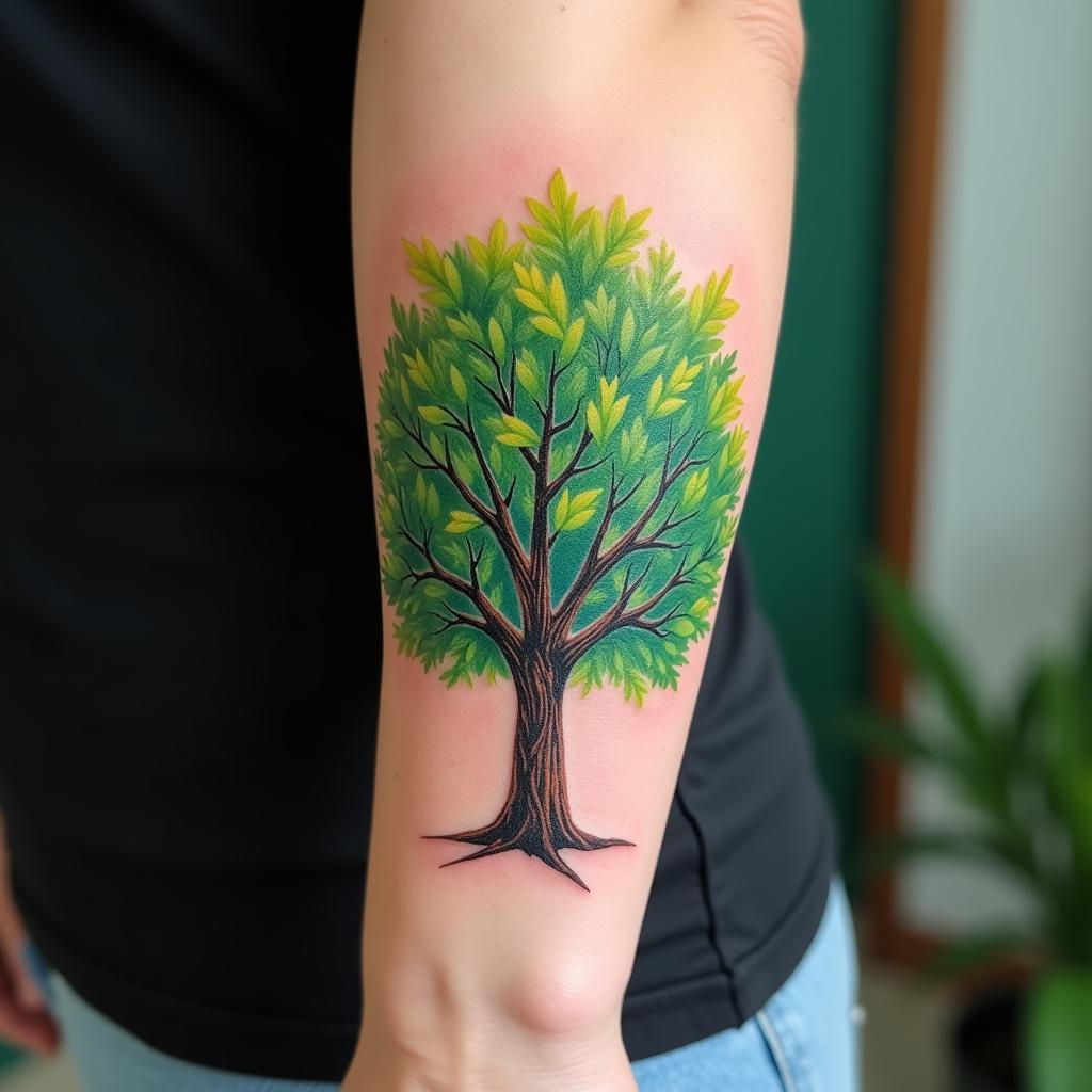 wood element tattoos