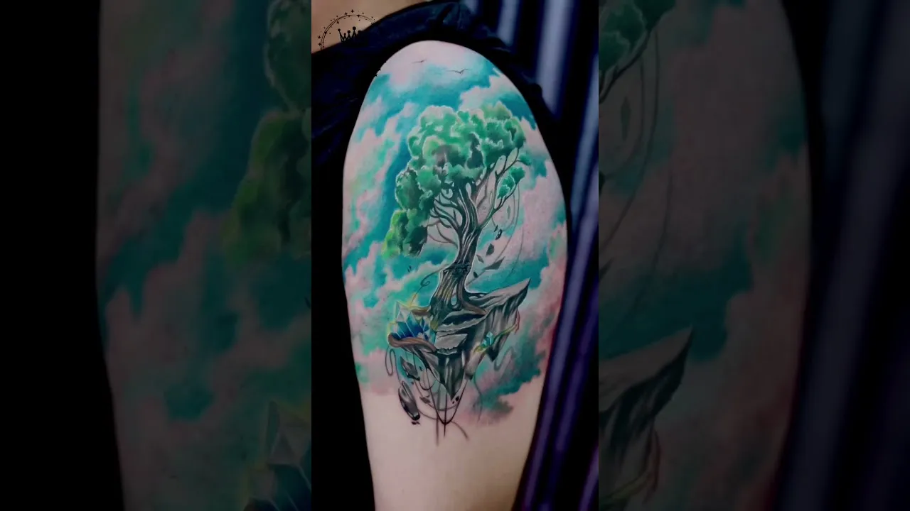 wood element tattoos