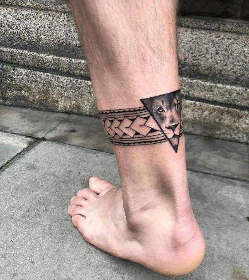 ankle tattoos men