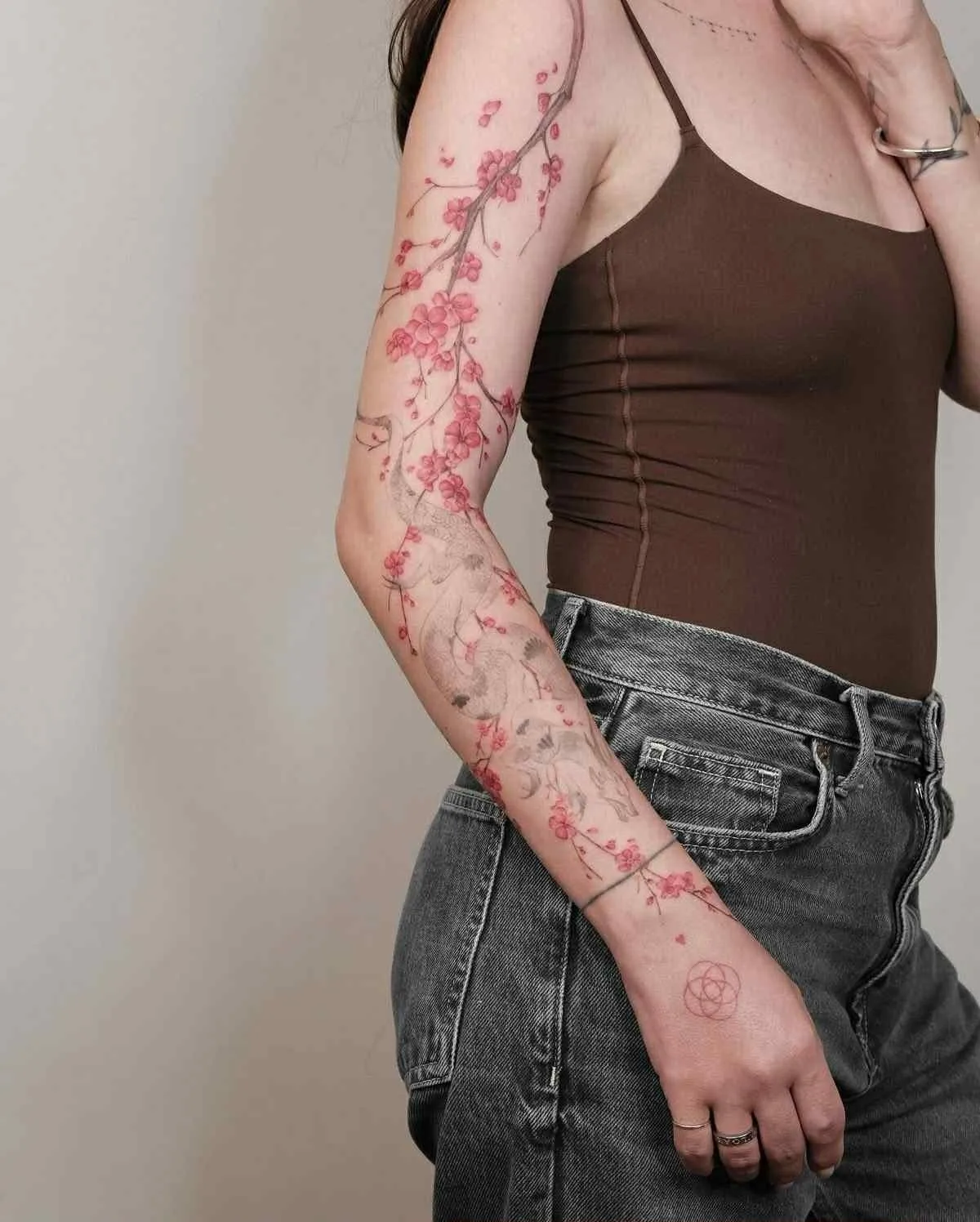 Top 99+ mẫu hình xăm hoa anh đào đẹp nhất năm 2026