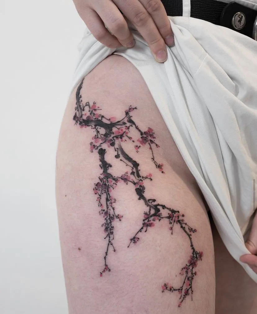 Top 99+ mẫu hình xăm hoa anh đào đẹp nhất năm 2026