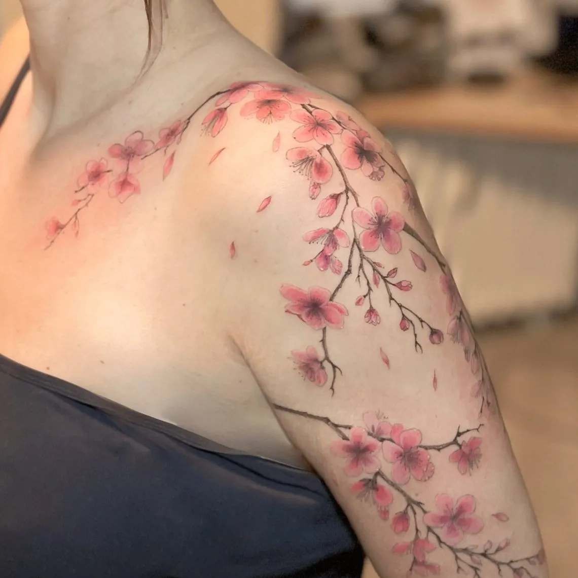 Top 99+ mẫu hình xăm hoa anh đào đẹp nhất năm 2026