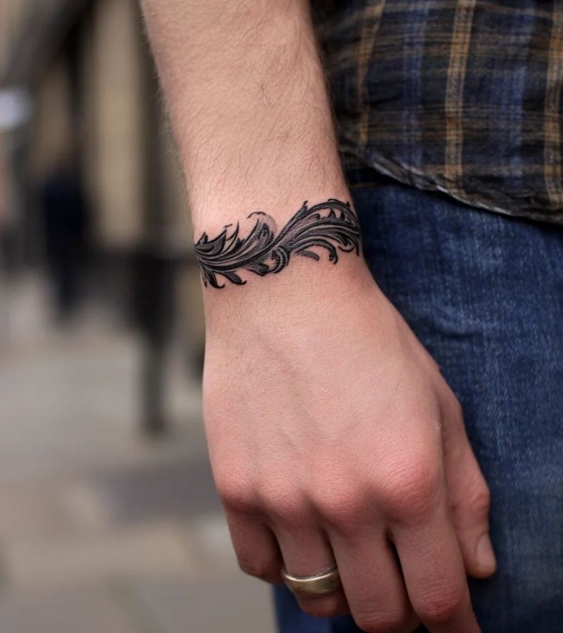 bracelet tattoo for men