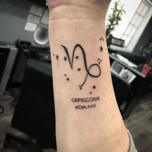 Capricorn Tattoo Ideas for females: The Beauty of Steadfastness and Refinement