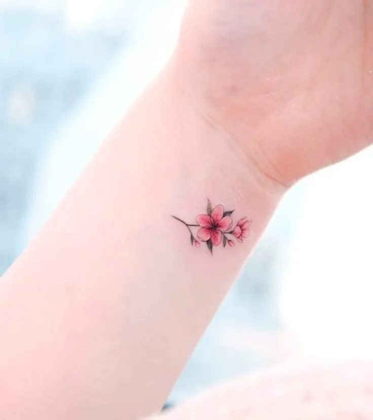 h&igrave;nh xăm hoa anh đ&agrave;o