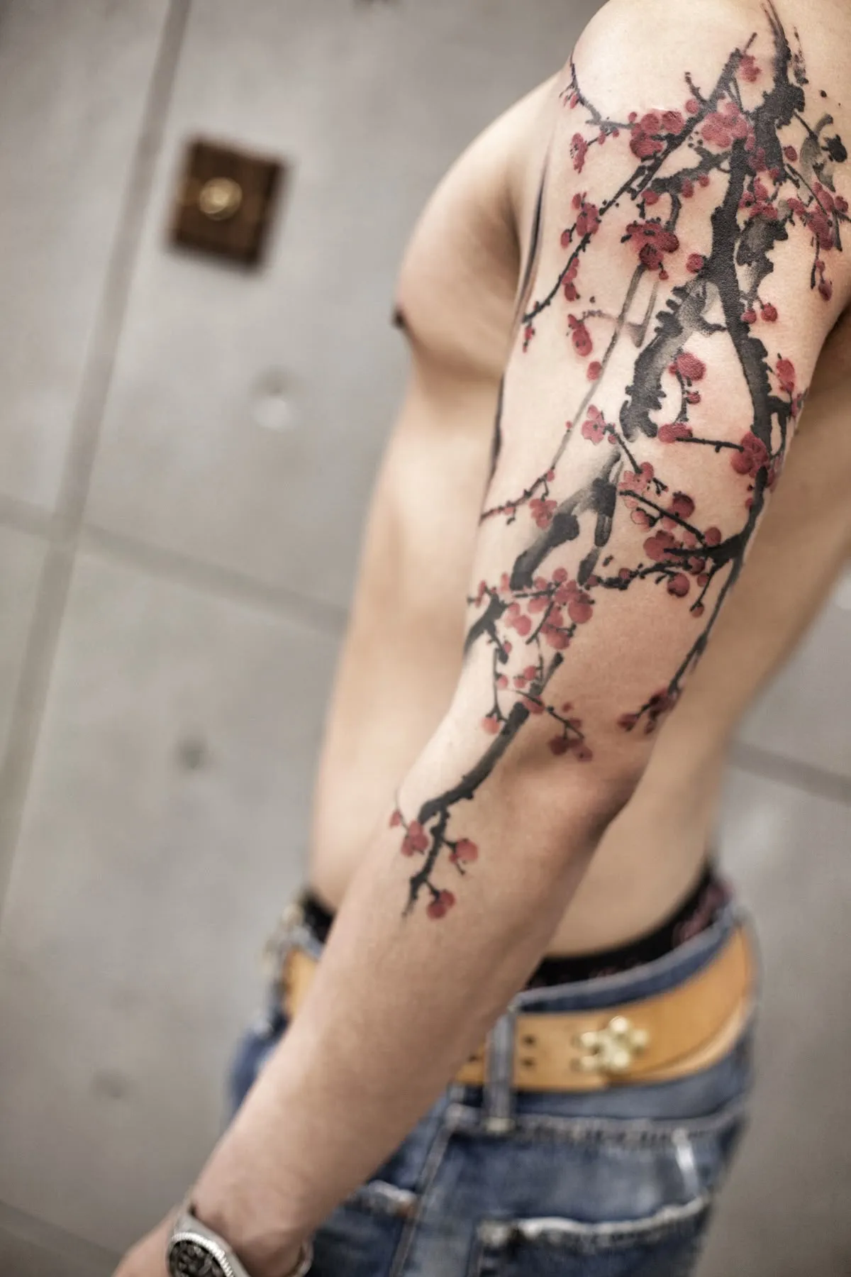 Cherry Blossom Tattoo Men: Meanings, Styles & Top Design Ideas