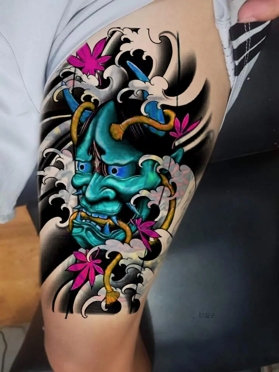 Top 15+ Demon Face Tattoo Designs on Hand: Powerful and Refined Symbols of Protection