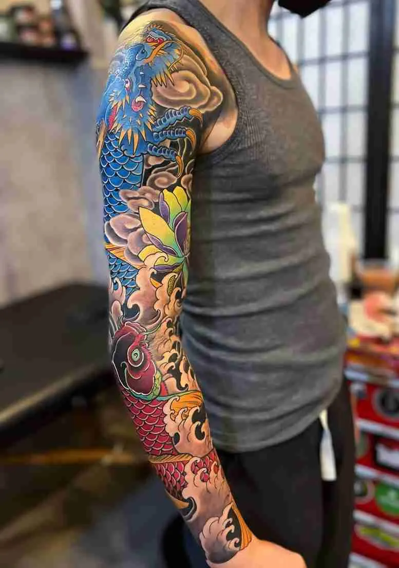Top 17 Most Majestic Dragon Koi Fish Tattoo Designs for 2026