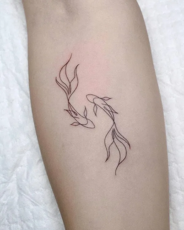 Top 8 Hình Xăm Cá chép Ở Cẳng Tay Đẳng Cấp 2026