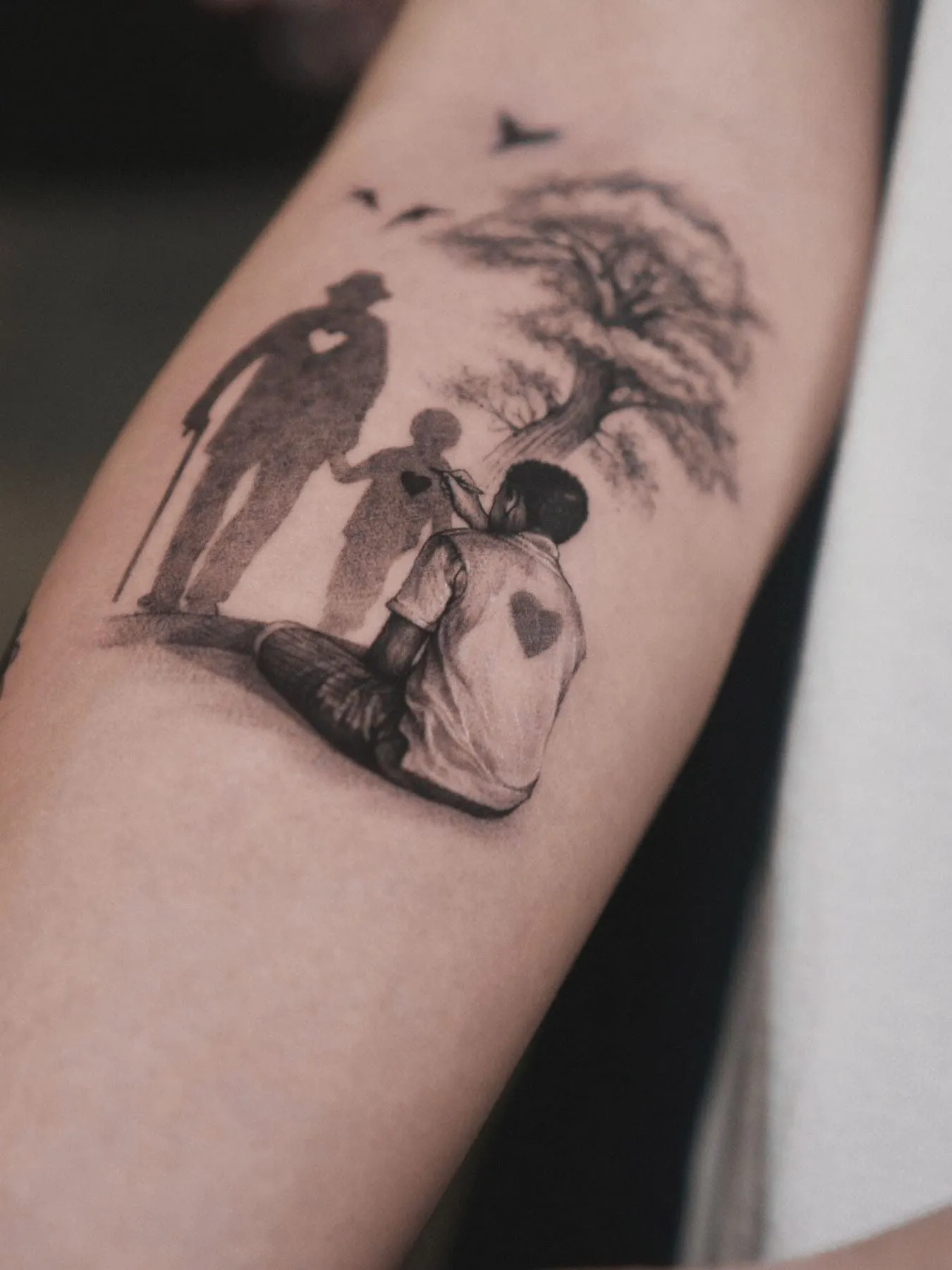 Graphic Tattoo personal identity - H2M Tattoo Studio