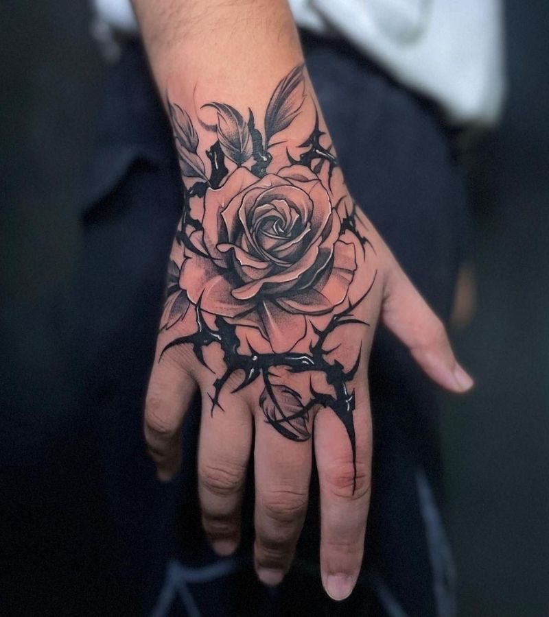 hand tattoos for men