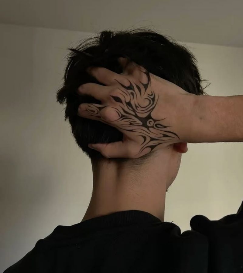 hand tattoos for men