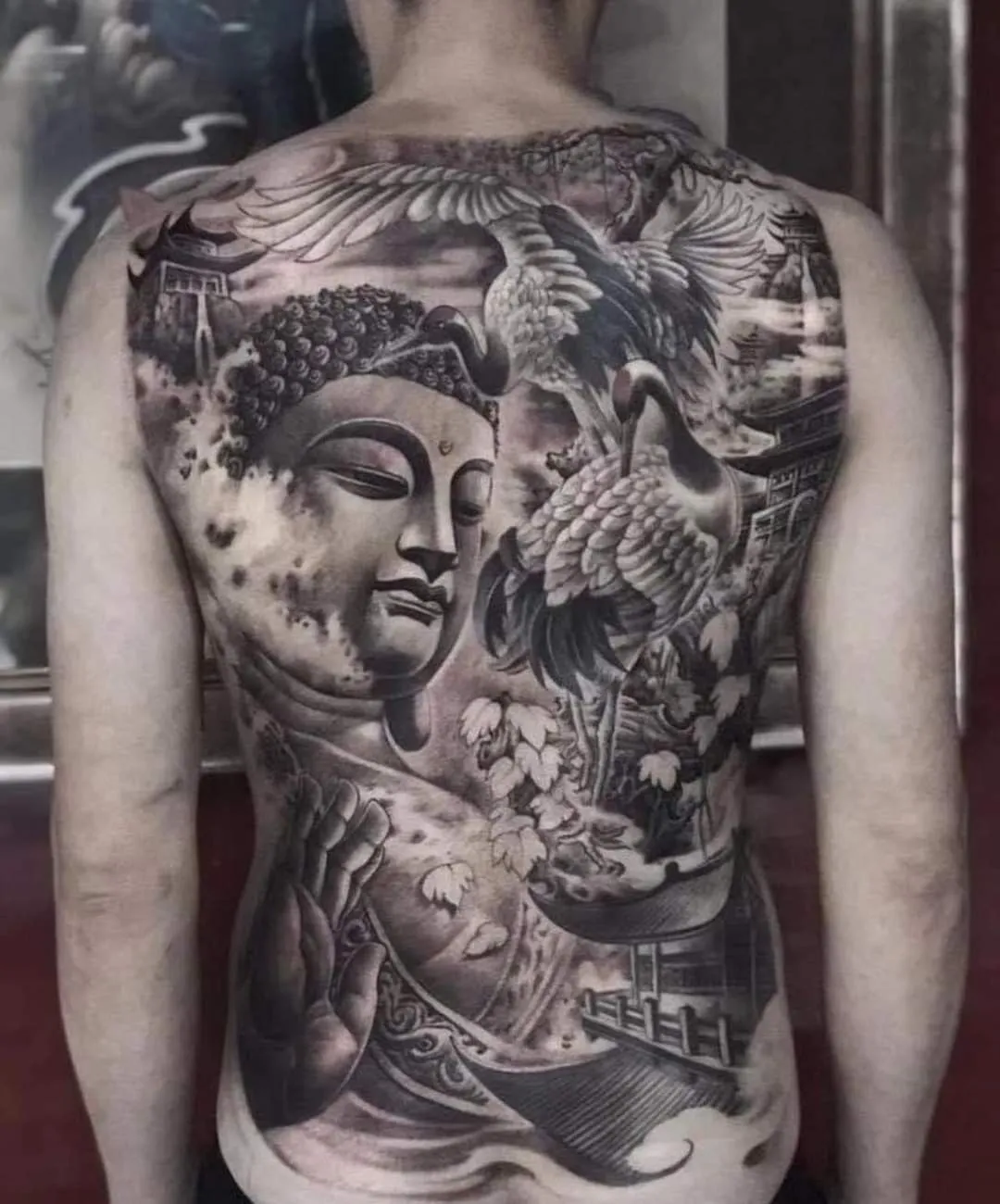Buddha Tattoos Full Back