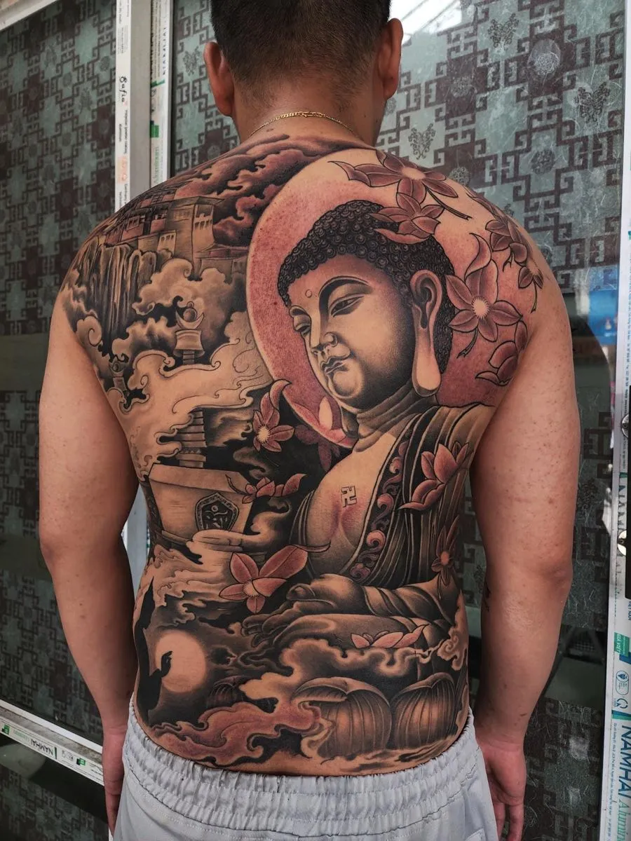 Buddha Tattoos Full Back