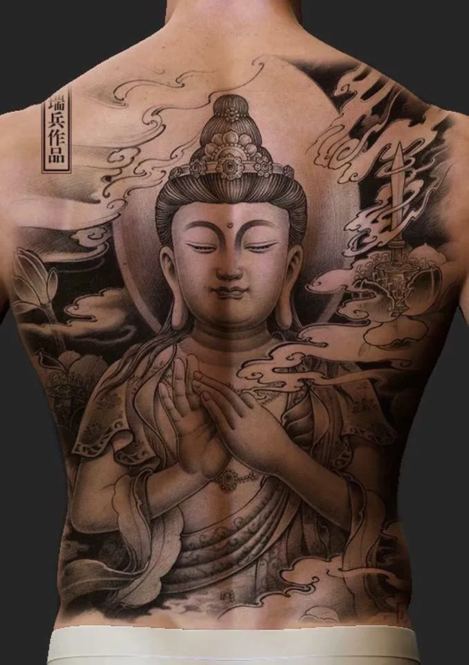 Buddha Tattoos Full Back