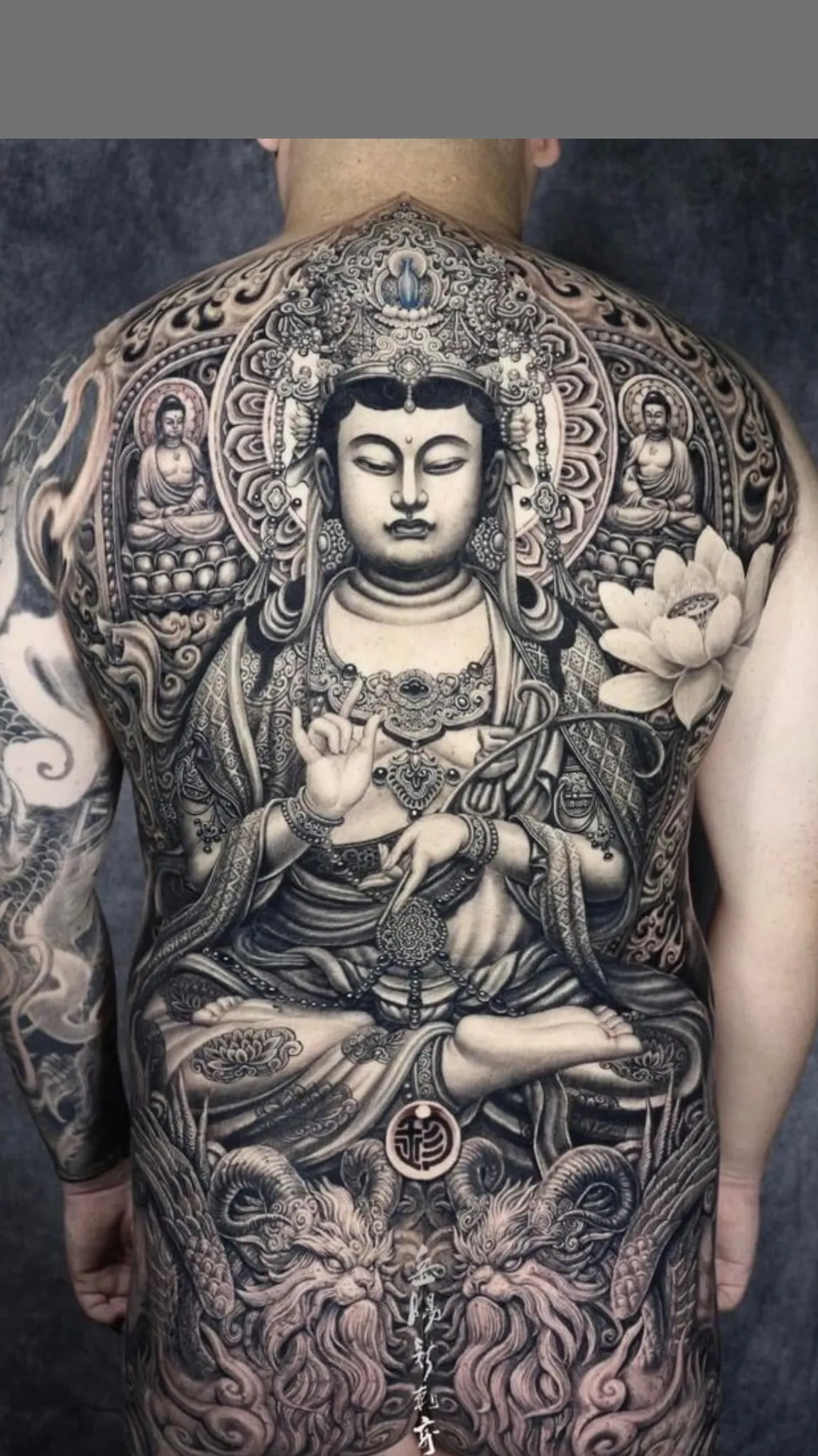 Buddha Tattoos Full Back