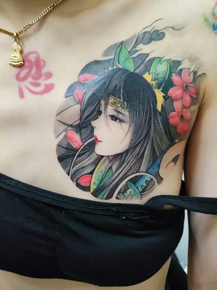 5+ Phong Cách Hình Xăm Ngực Nhật Cổ Đẹp Nhất 2026