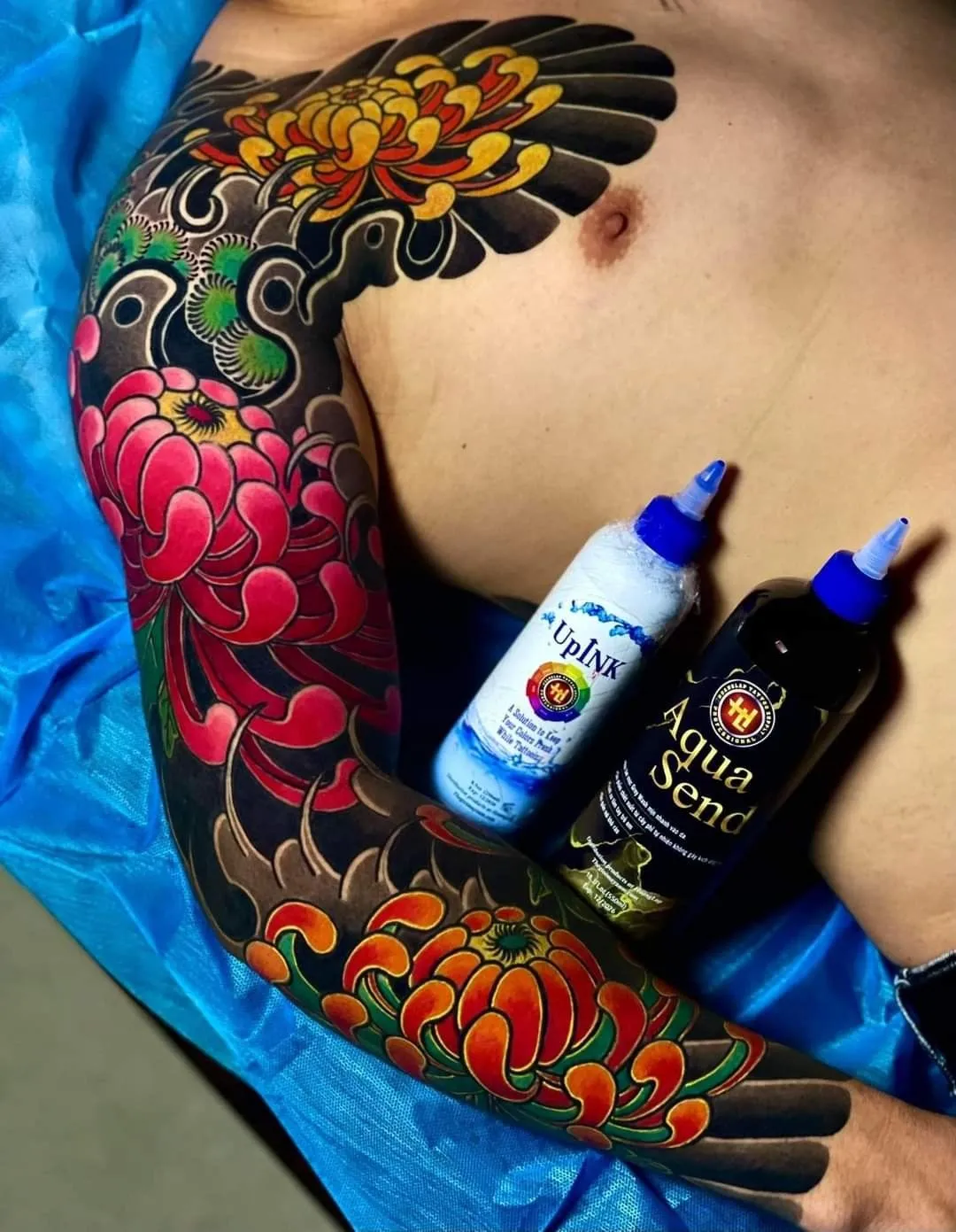 japanese chrysanthemum flower tattoo