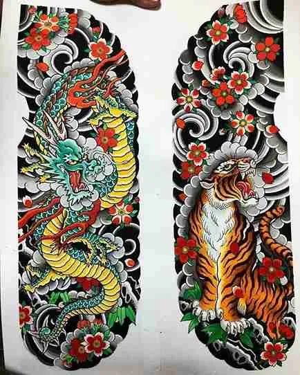 Powerful Japanese Tiger and Dragon Tattoo Meaning Revealed