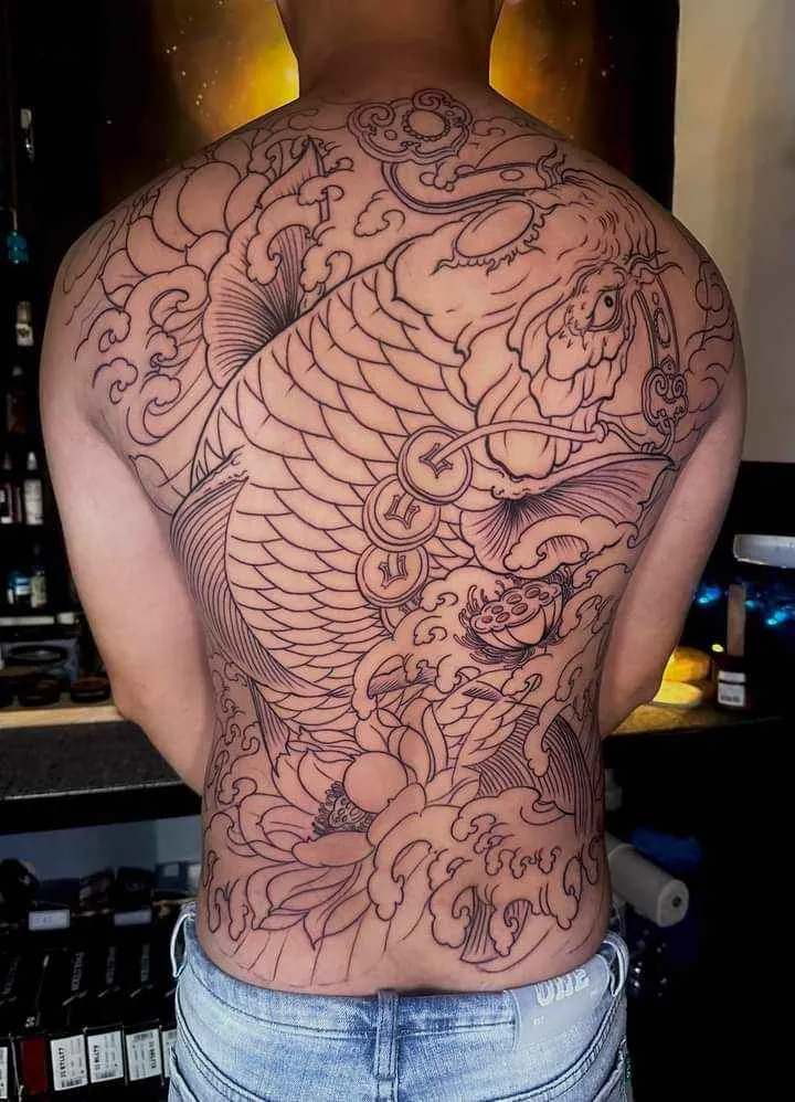 Top 10+ Most Majestic Koi Fish Back Tattoo Designs for 2026