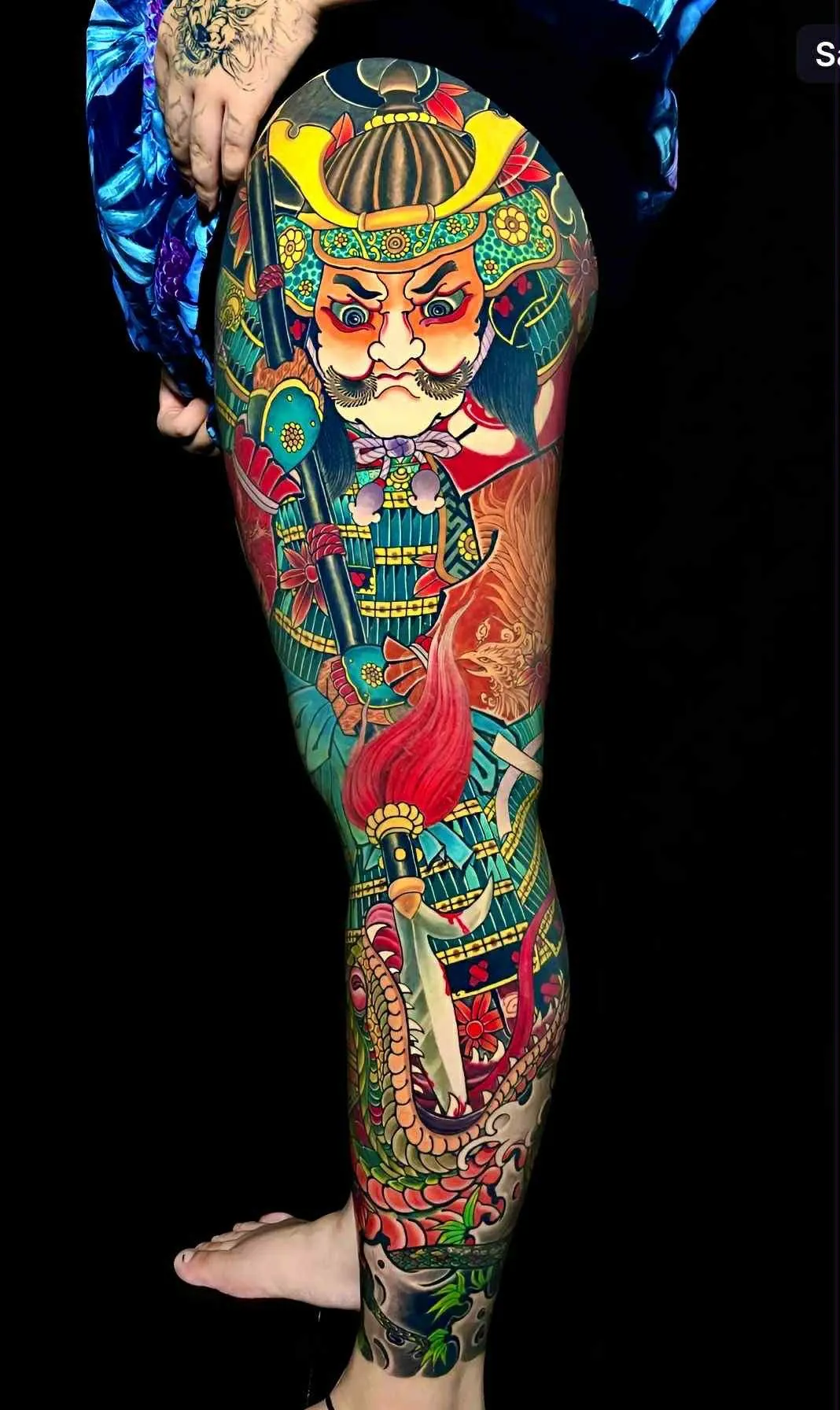 5+ Iconic Style in Leg Japanese Tattoos to Represent Your Strength