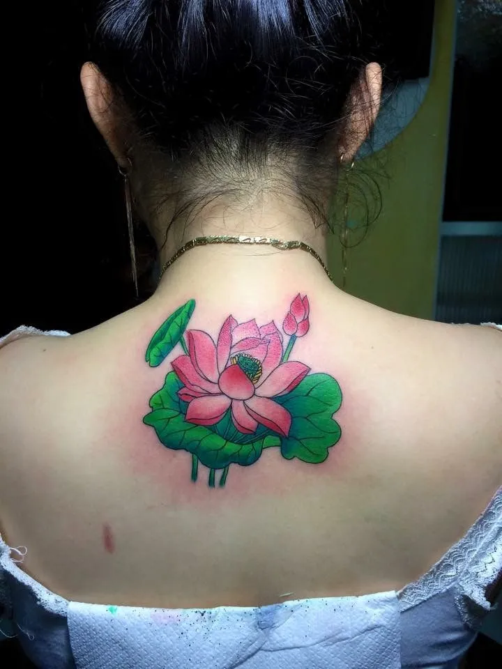 h&igrave;nh xăm hoa sen