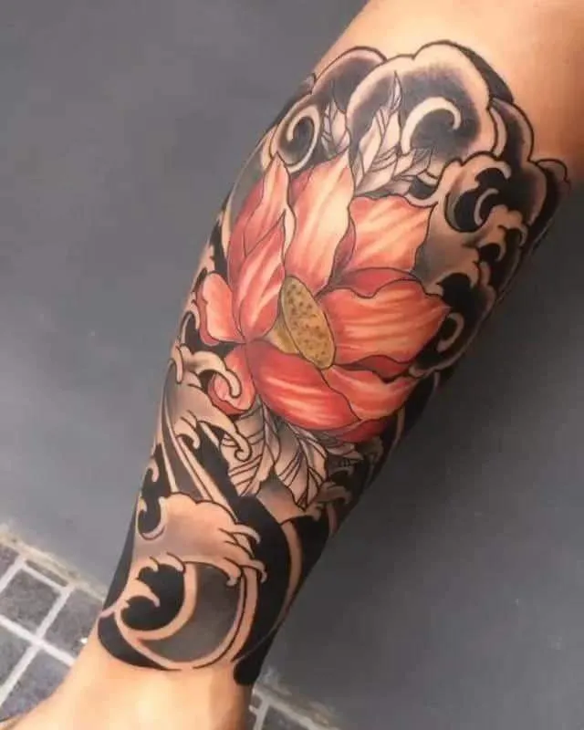 h&igrave;nh xăm hoa sen