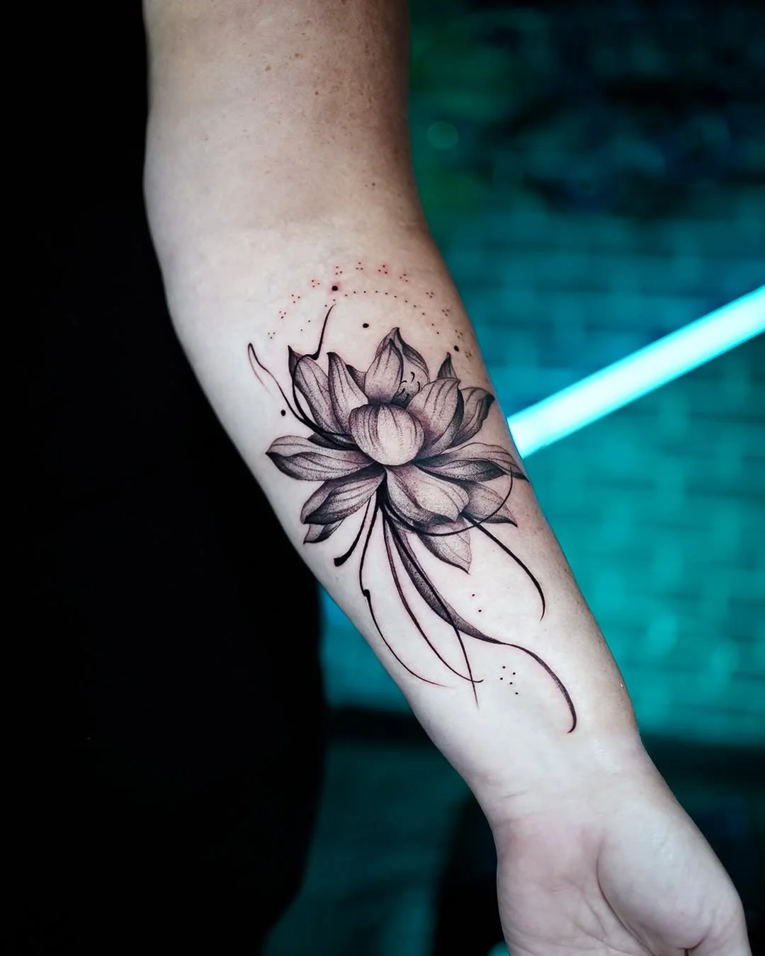 lotus flower tattoo for men